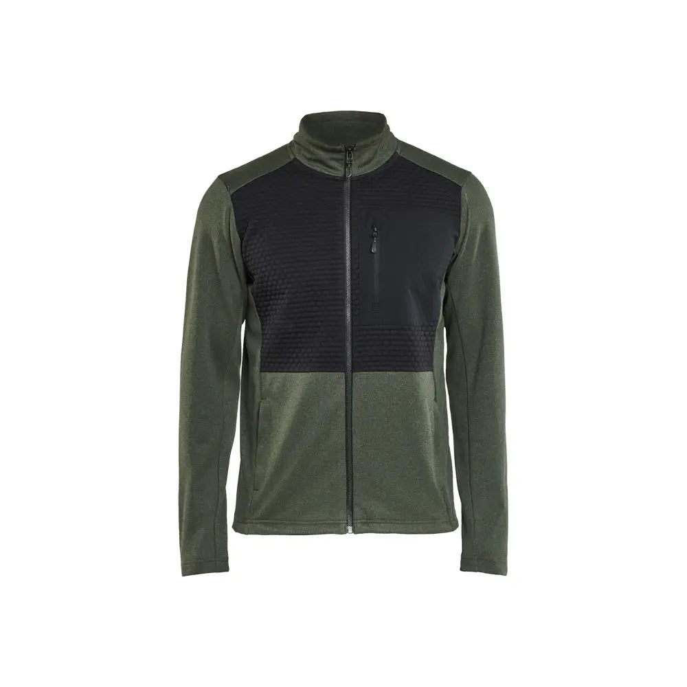 Blåkläder Tröja Full Zip 35482533 - XS / Sammaleenvihreä/Musta