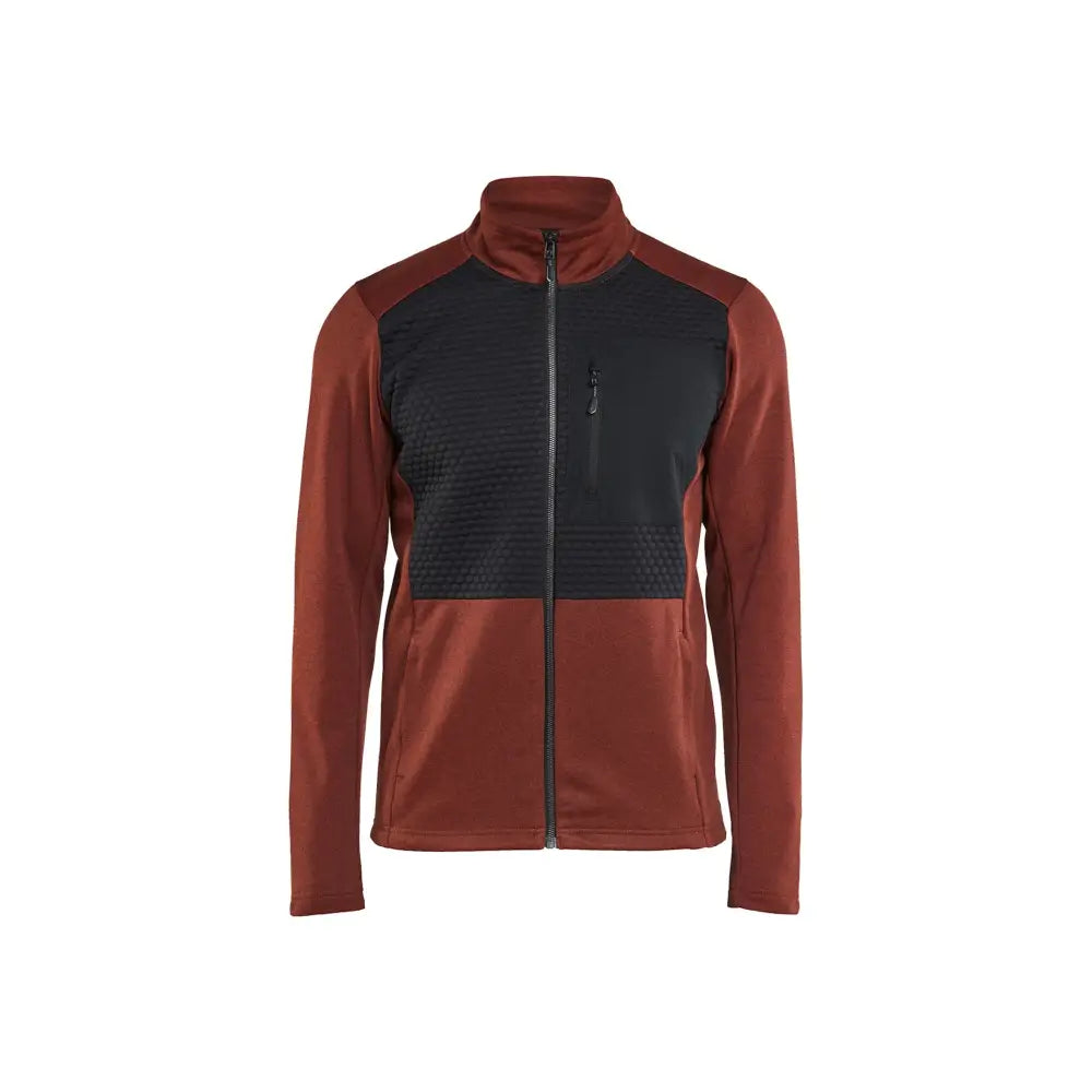 Blåkläder Tröja Full Zip 35482533 - XXL / Ruosteenpunainen/Musta