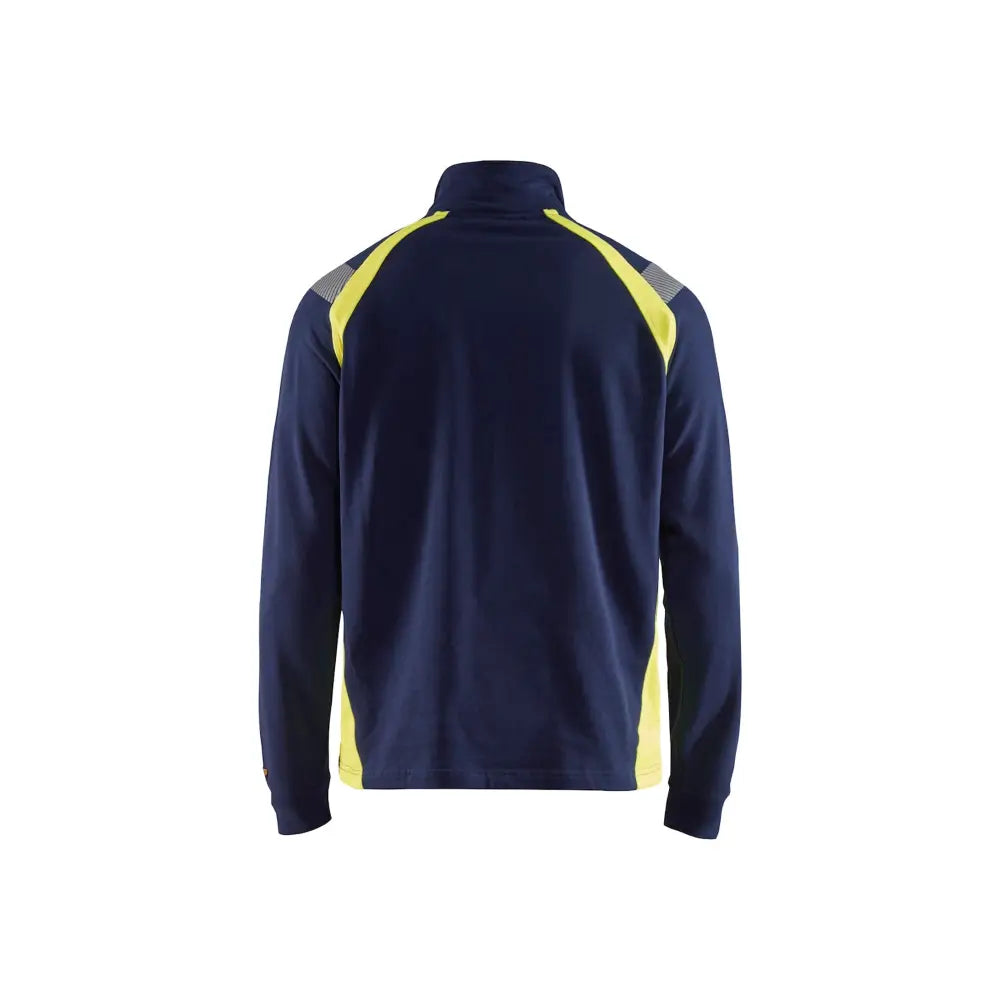 Blåkläder Tröja halfzip 34321158 - XL / Mariininsininen/Huomiokeltainen