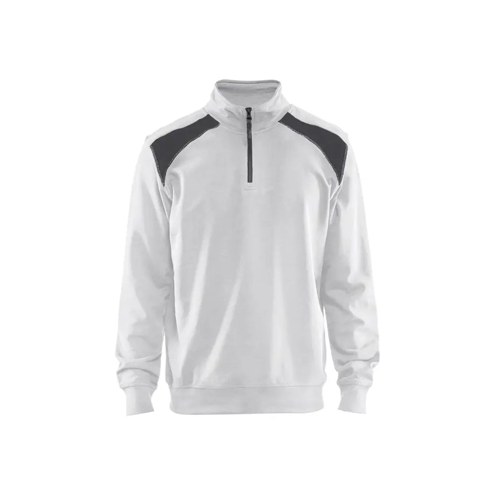 Blåkläder Tröja med krage 33531158 - XL / Valkoinen/Tummanharmaa