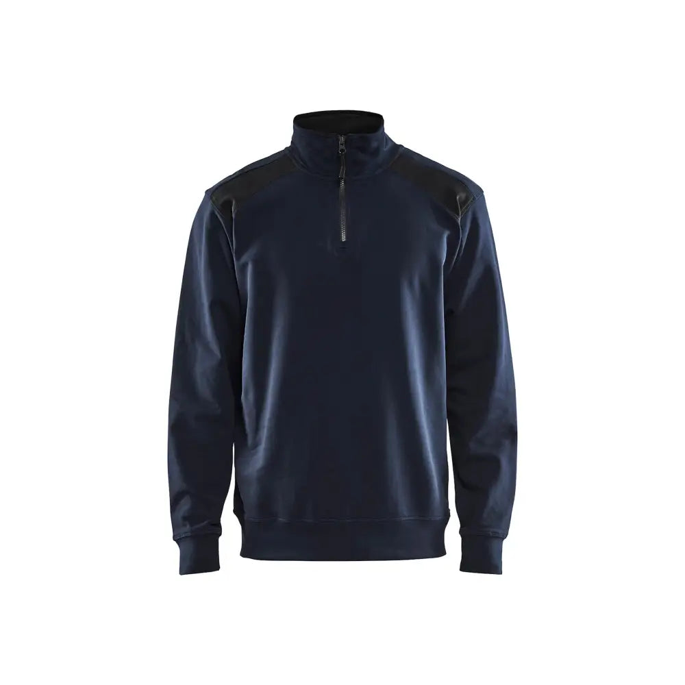 Blåkläder Tröja med krage 33531158 - XS / Tumma mariininsininen/Musta
