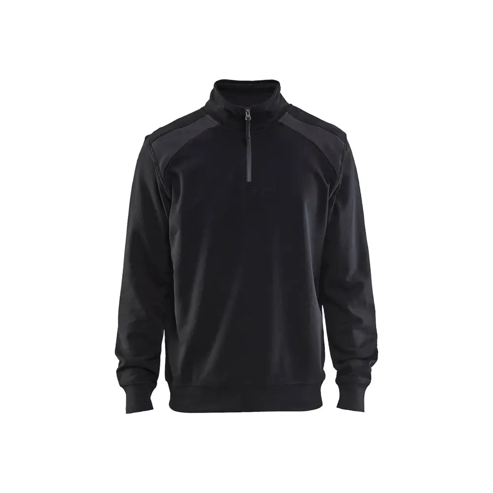 Blåkläder Tröja med krage 33531158 - XXL / Musta/Grafiitinharmaa