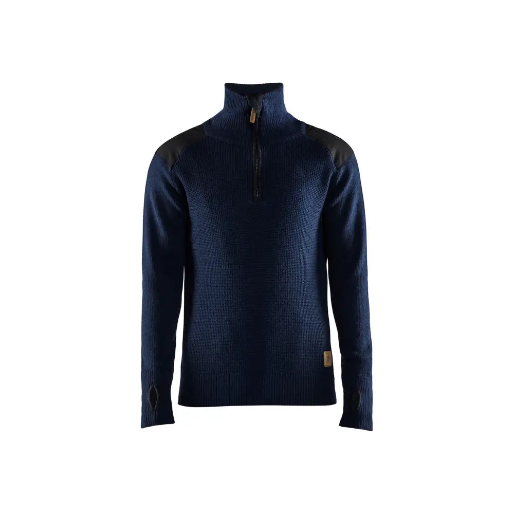 Blåkläder Ulltröja 46301071 - XXL / Tumma mariininsininen/Tummanharmaa