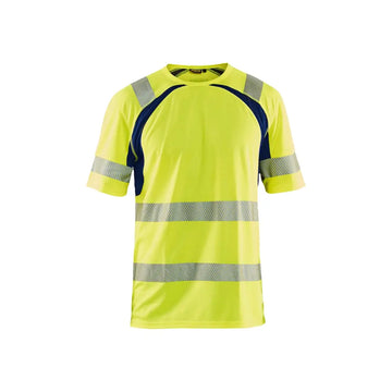 Blåkläder UV-skyddad T-shirt Varsel 33971013 - XS / Huomiokeltainen/Mariininsininen