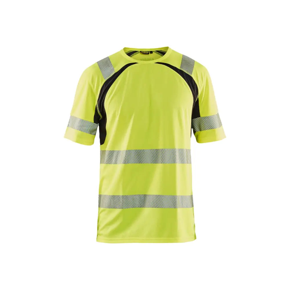 Blåkläder UV-skyddad T-shirt Varsel 33971013 - XXL / Huomiokeltainen/Musta