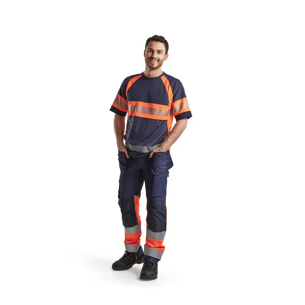 Blåkläder UV-skyddad varsel-T-shirt 33371051