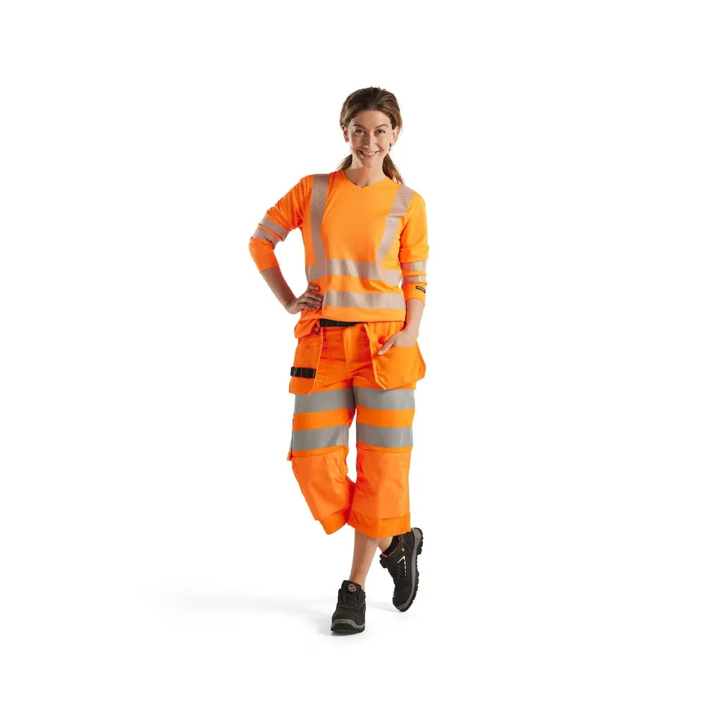 Blåkläder UV-skyddad varsel-t-shirt dam 34851013