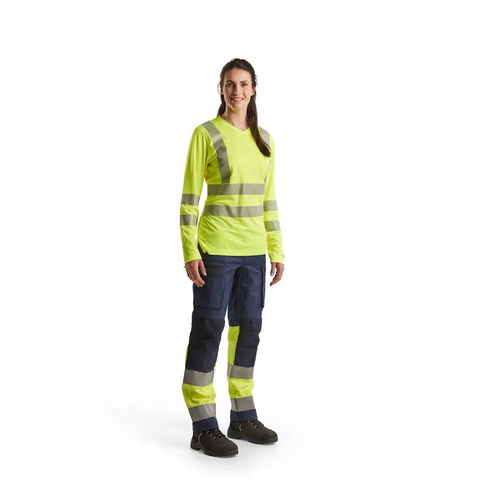 Blåkläder UV-skyddad varsel-t-shirt dam 34851013