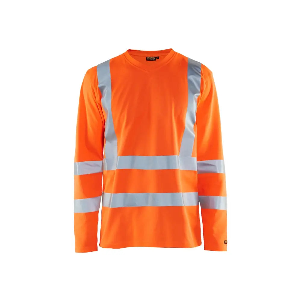 Blåkläder UV-skyddad varsel-T-shirt med lång ärm 33811070 - M / Huomio oranssi