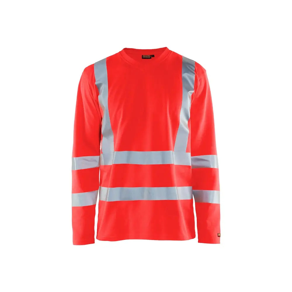 Blåkläder UV-skyddad varsel-T-shirt med lång ärm 33811070 - XL / Huomiopunainen