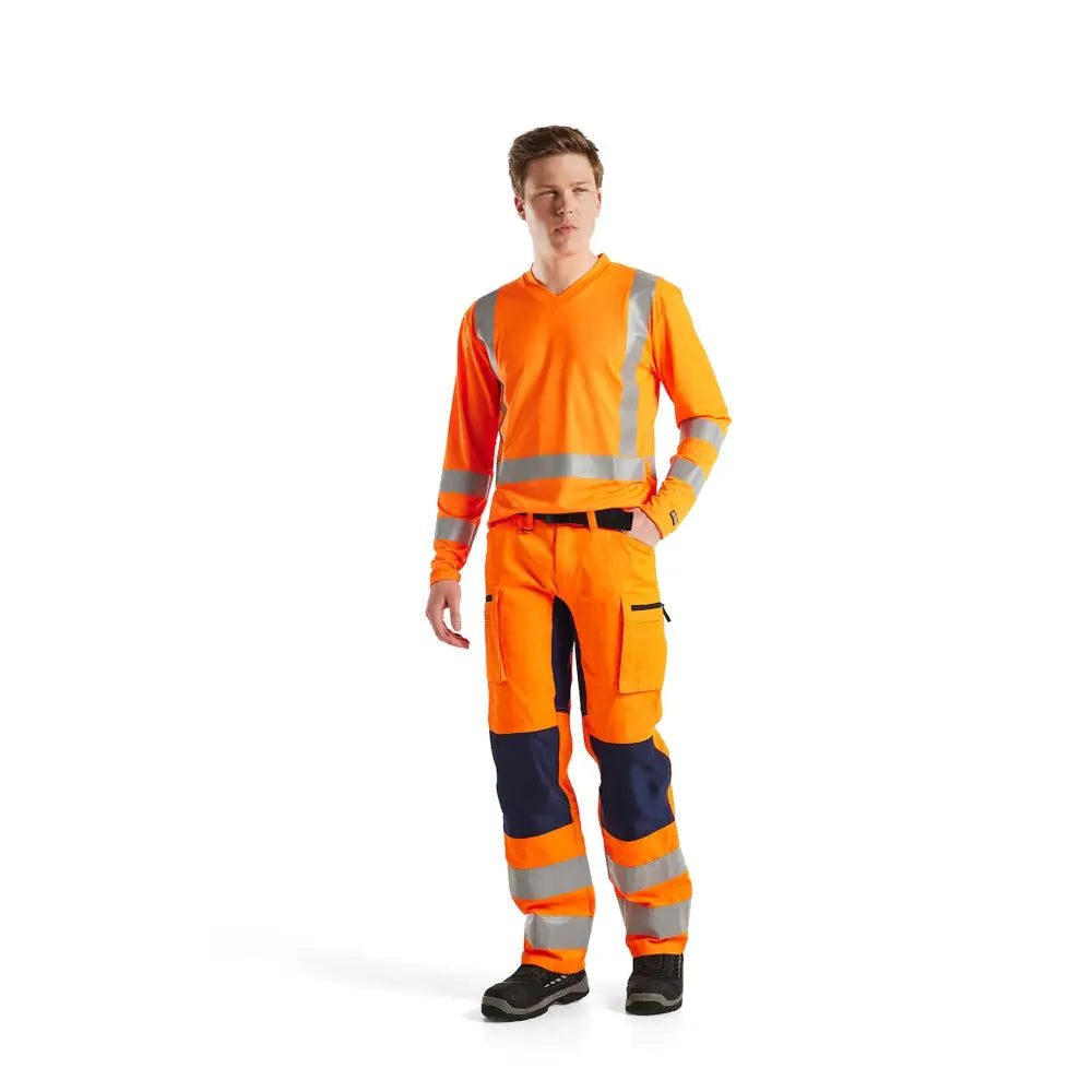 Blåkläder UV-skyddad varsel-T-shirt med lång ärm 33831011