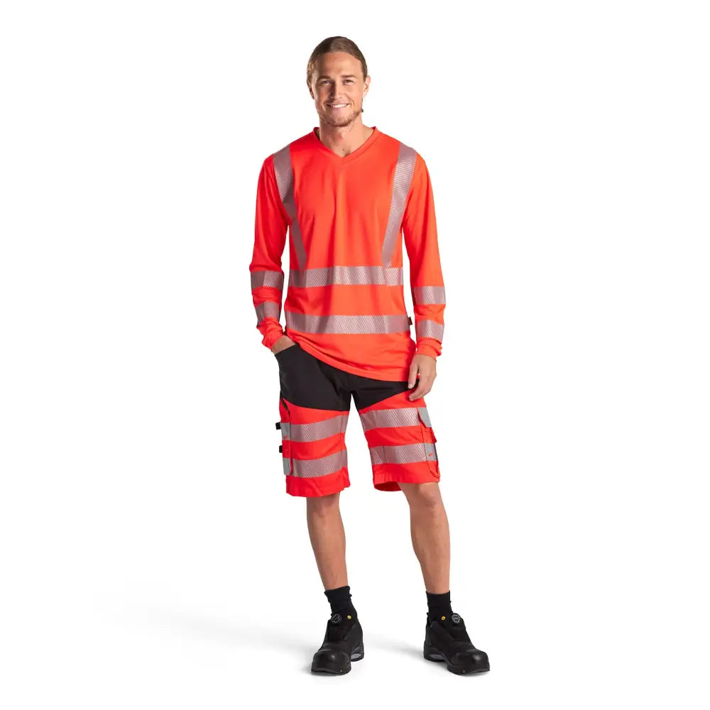 Blåkläder UV-skyddad varsel-T-shirt med lång ärm 33851013