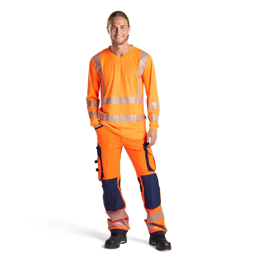 Blåkläder UV-skyddad varsel-T-shirt med lång ärm 33851013