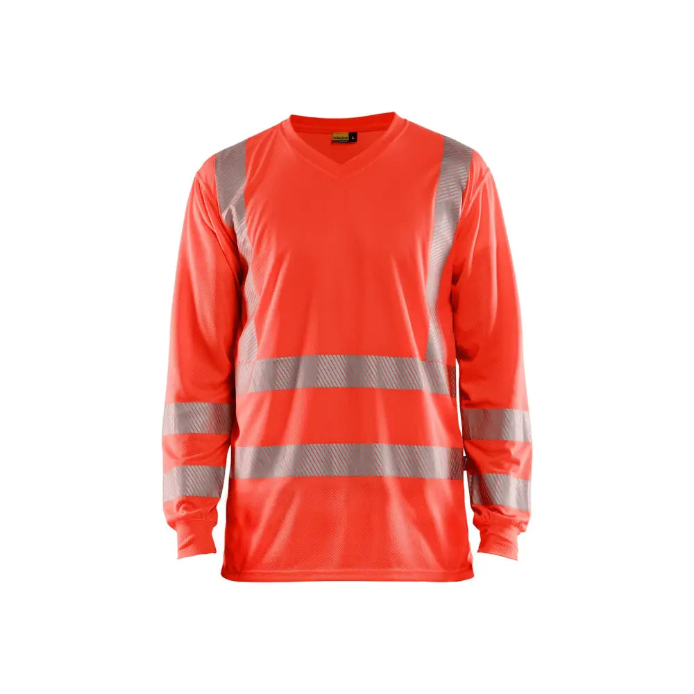 Blåkläder UV-skyddad varsel-T-shirt med lång ärm 33851013 - S / Huomiopunainen