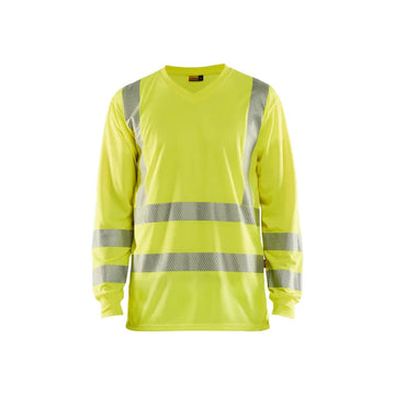 Blåkläder UV-skyddad varsel-T-shirt med lång ärm 33851013 - XXXL / Huomiokeltainen