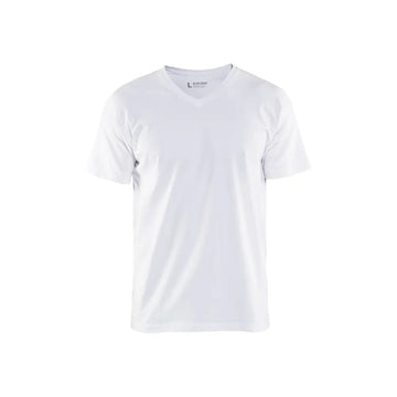 Blåkläder V-ringad T-shirt 33601029 - 4XL / valkoinen