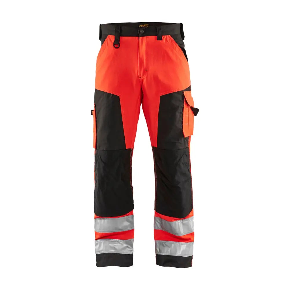 Blåkläder Varselbyxa 15661811 - D96 / Huomiopunainen/Musta