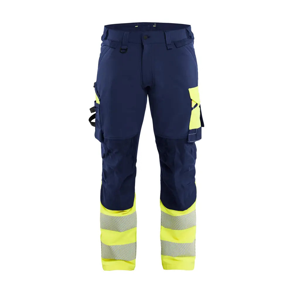 Blåkläder Varselbyxa 4-vägsstretch 11261648 - C144 / Mariininsininen/Huomiokeltainen