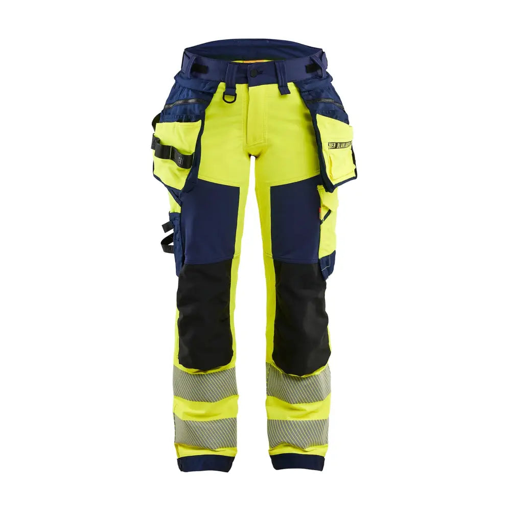 Blåkläder Varselbyxa 4-vägsstretch Dam 70221648 - C36 / Huomiokeltainen/Mariininsininen