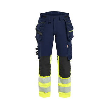 Blåkläder Varselbyxa 4-vägsstretch Dam 70251648 - D19 / Mariininsininen/Huomiokeltainen
