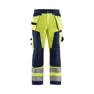 Blåkläder Varselbyxa hantverk 15681811 - D128 / Huomiokeltainen/Mariininsininen