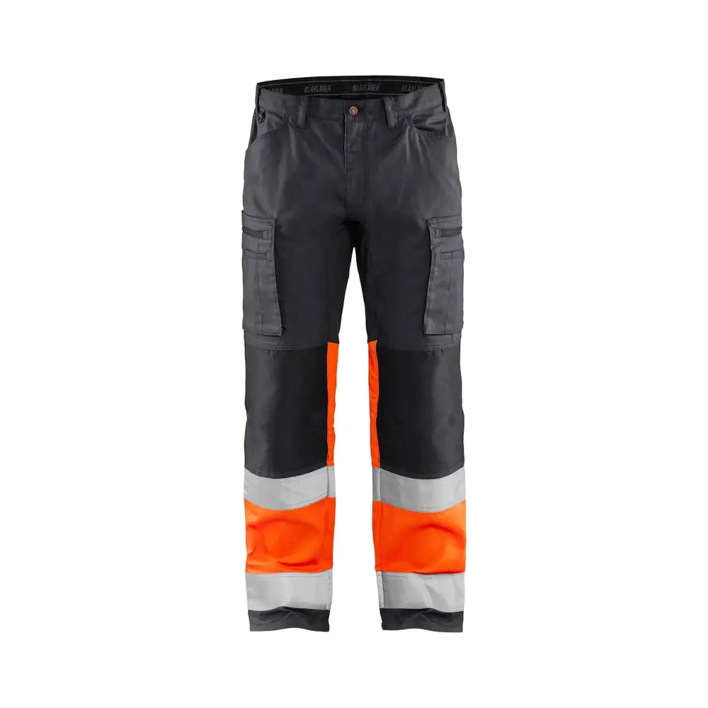 Blåkläder Varselbyxa med stretch 15511811 - D92 / Grafiitinharmaa/Huomiooranssi