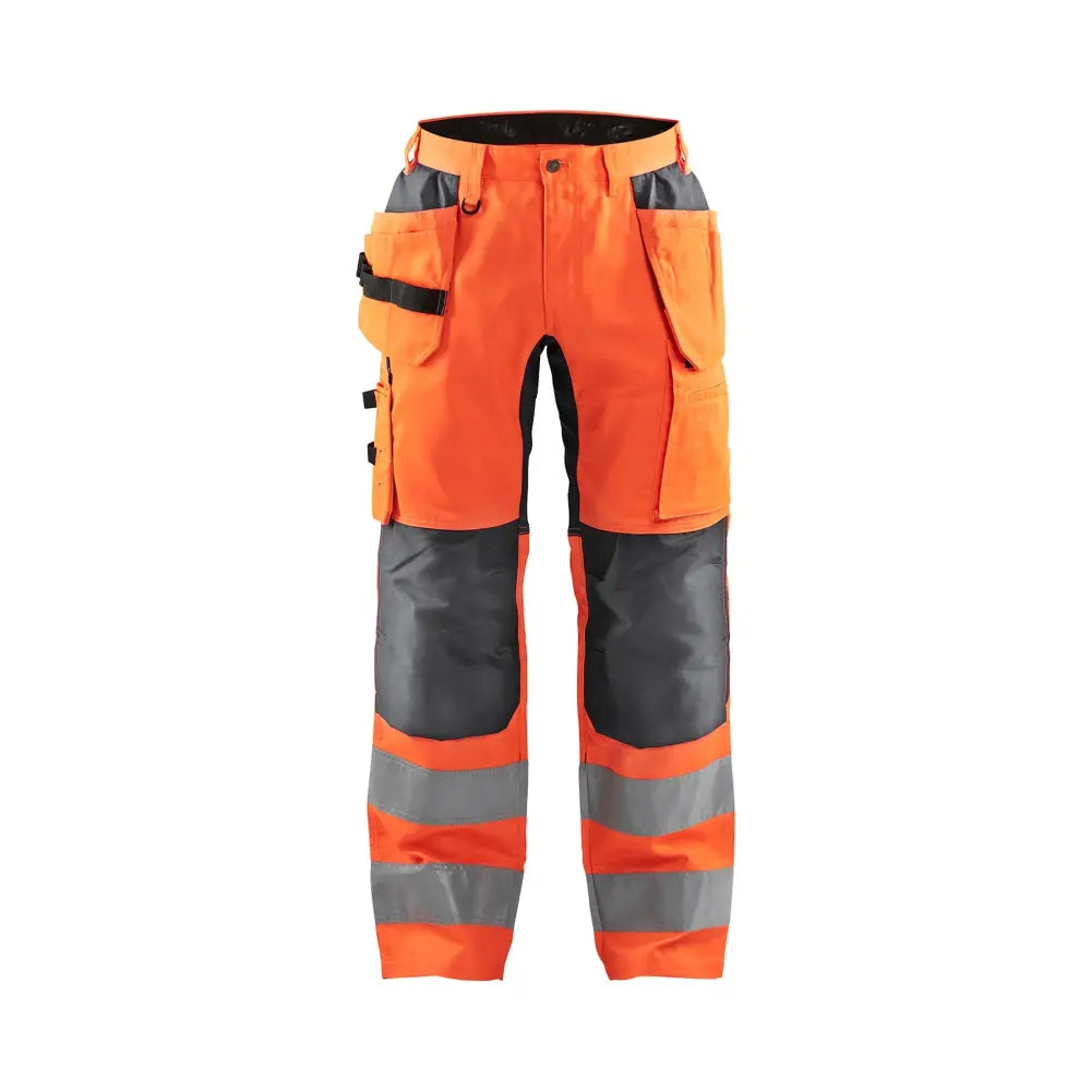 Blåkläder Varselbyxa med Stretch 15521811 - C154 / Huomio-oranssi/Grafiitinharmaa