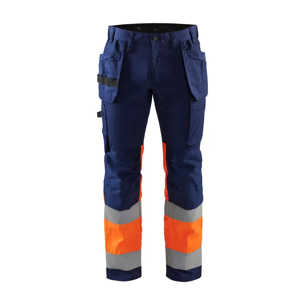 Blåkläder Varselbyxa med stretch 15581811 - D96 / Mariininsininen/Huomio-oranssi