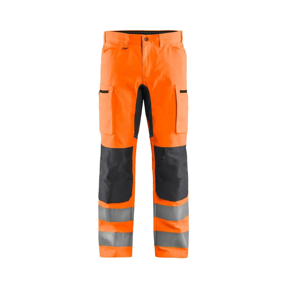 Blåkläder Varselbyxa med stretch 15851811 - C48 / Huomio-oranssi/Grafiitinharmaa