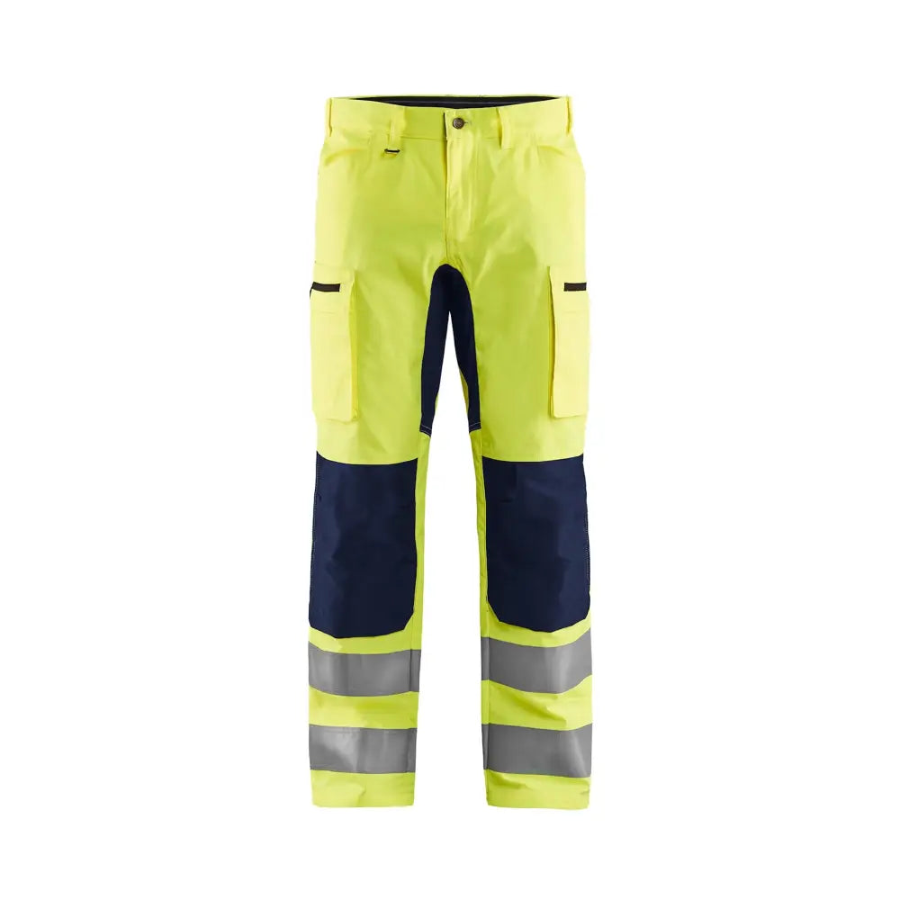 Blåkläder Varselbyxa med stretch 15851811 - D128 / Huomiokeltainen/Mariininsininen