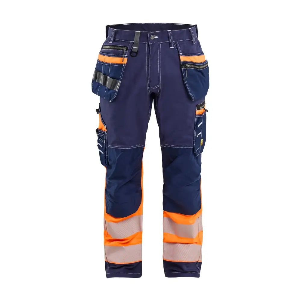 Blåkläder Varselbyxa med stretch 17941370 - C54 / Mariininsininen/Huomio-oranssi