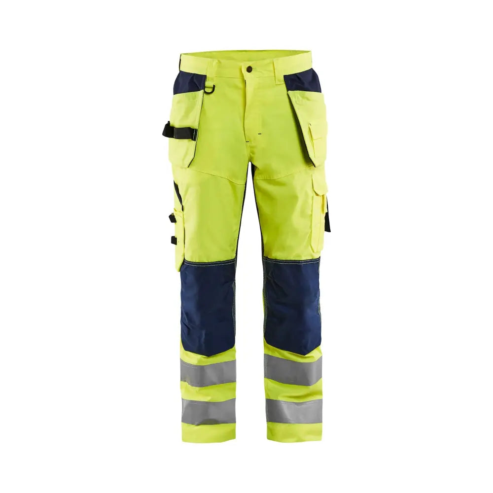 Blåkläder Varselbyxa med ventilation 15651811 - D100 / Huomiokeltainen/Mariininsininen