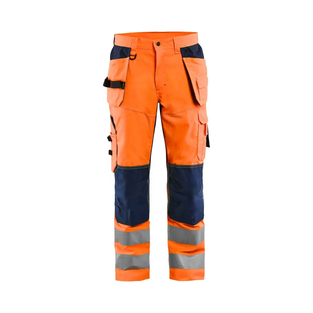 Blåkläder Varselbyxa med ventilation 15651811 - D88 / Huomio-oranssi/Mariininsininen