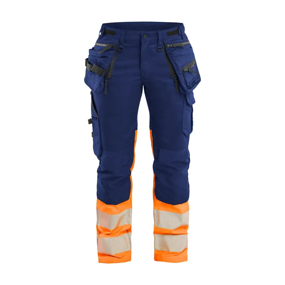 Blåkläder Varselbyxa Stretch Dam 70301149 - C40 / Mariininsininen/Huomio-oranssi