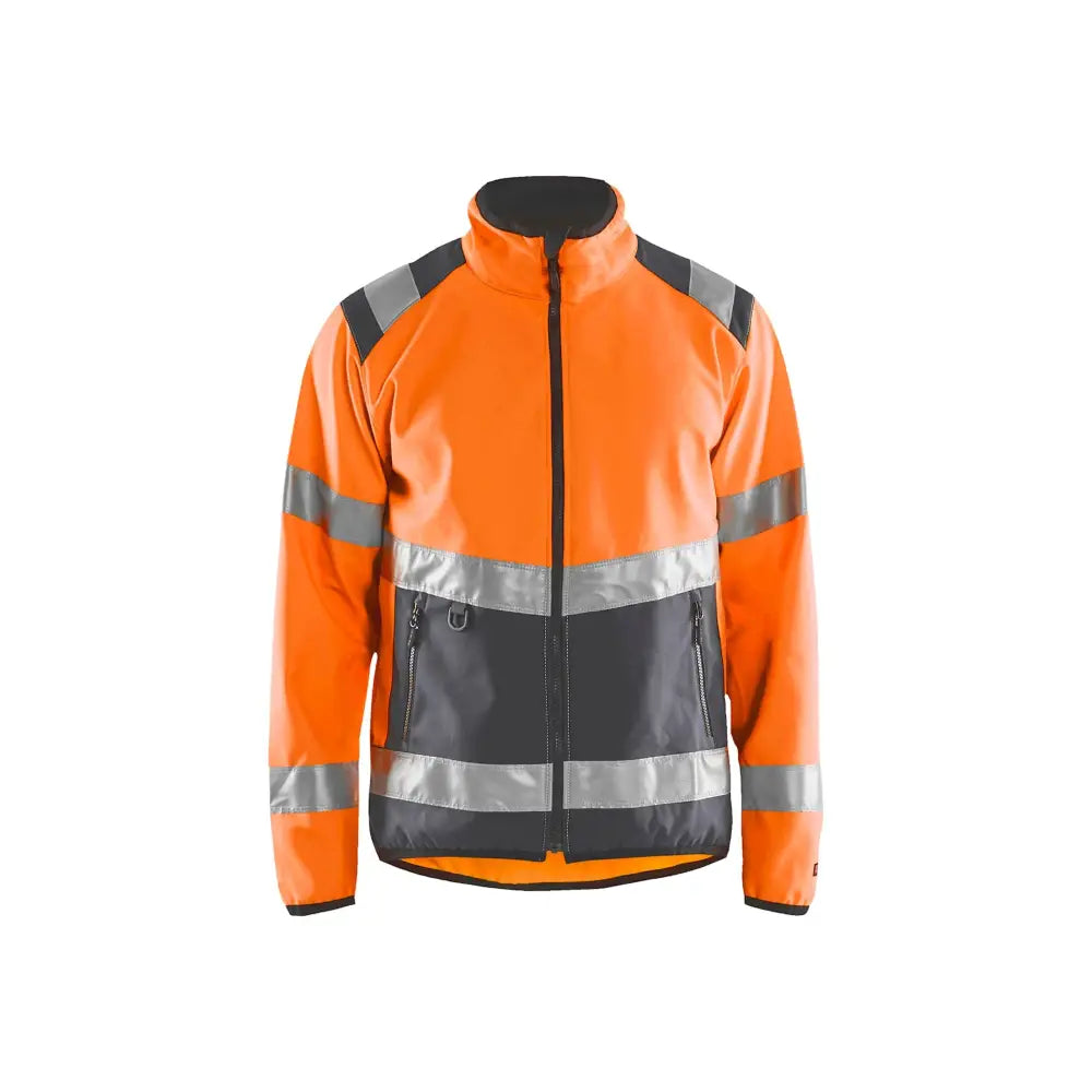 Blåkläder Varseljacka softshell 48772516 - S / Huomio-oranssi/Grafiitinharmaa