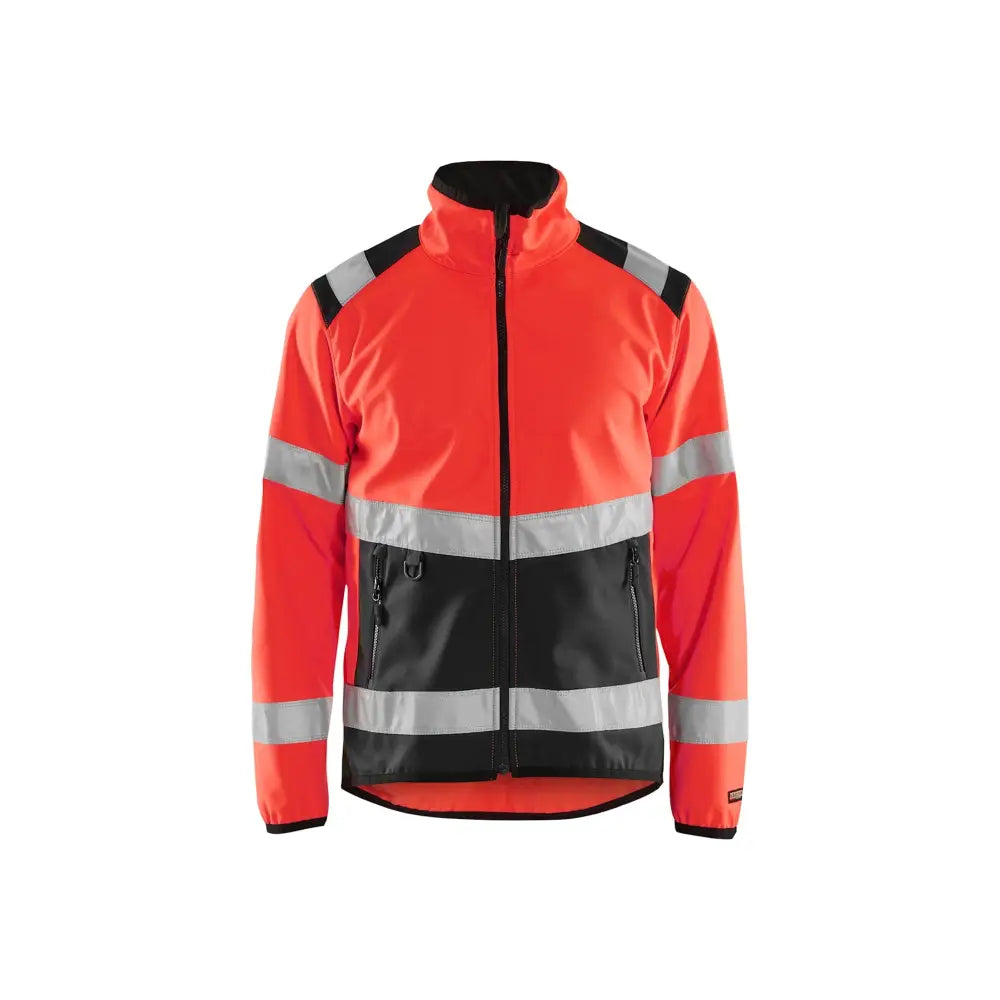 Blåkläder Varseljacka softshell 48772516 - XL / Huomiopunainen/Musta
