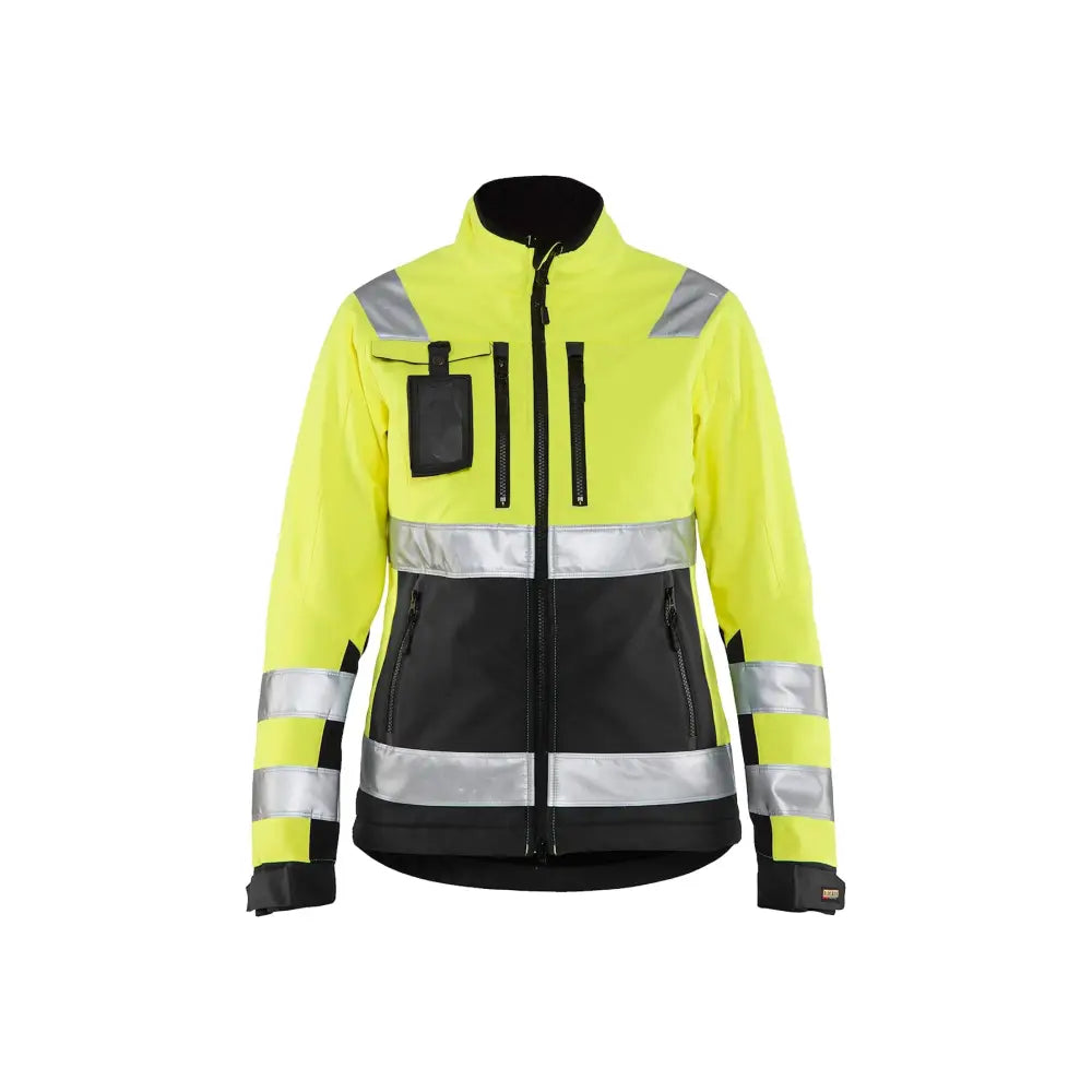Blåkläder Varseljacka Softshell Dam 49022517 - XS / Huomiokeltainen/Musta