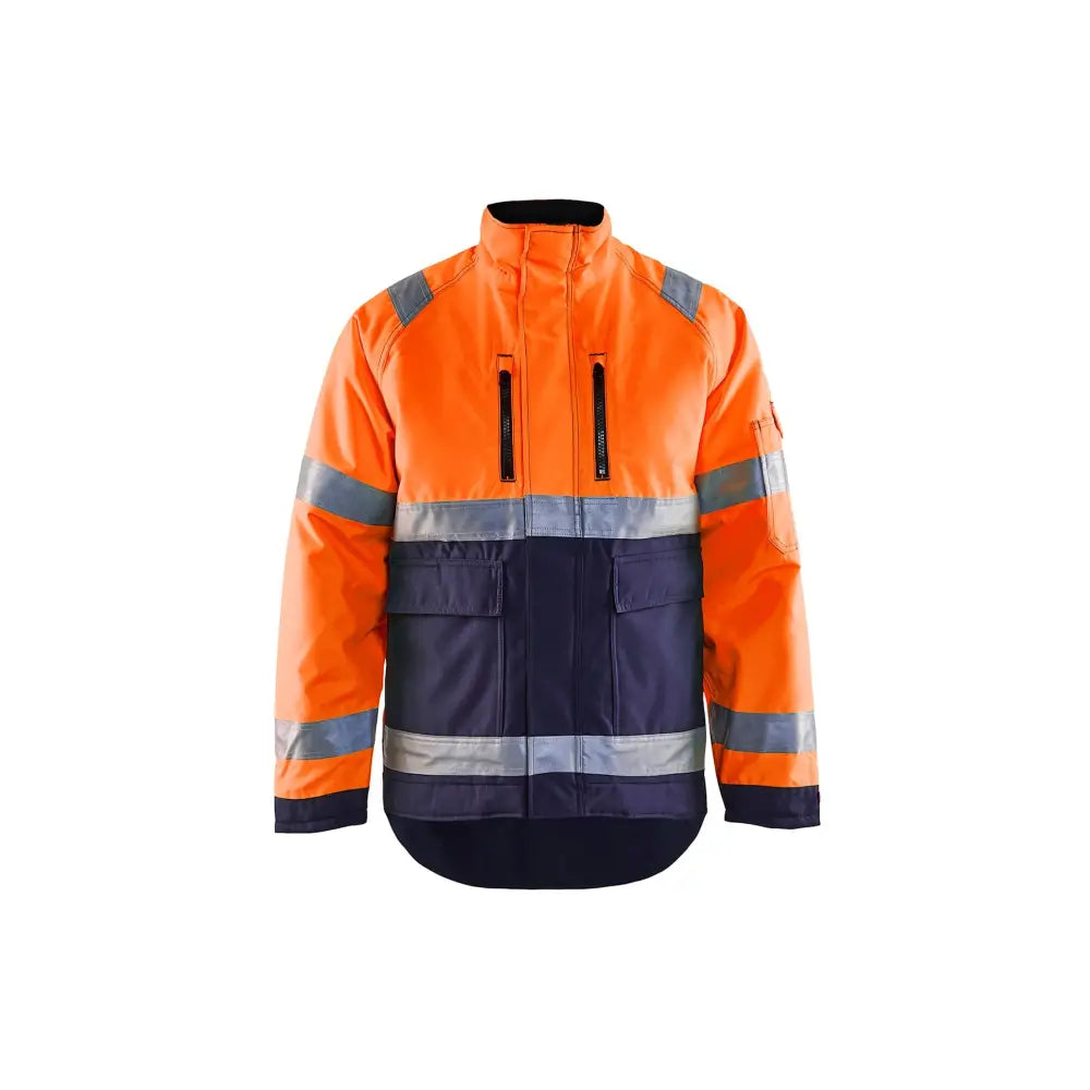 Blåkläder Varseljacka vinter 48271977 - 4XL / Huomio-oranssi/Mariininsininen