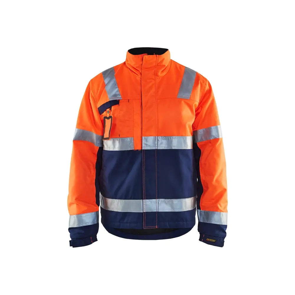 Blåkläder Varseljacka vinter 48621811 - S / Huomio-oranssi/Mariininsininen