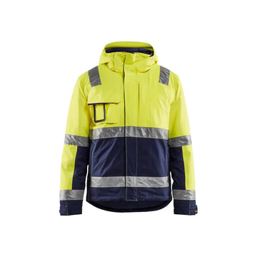 Blåkläder Varseljacka Vinter 48701987 - XXXL / Huomiokeltainen/Mariininsininen