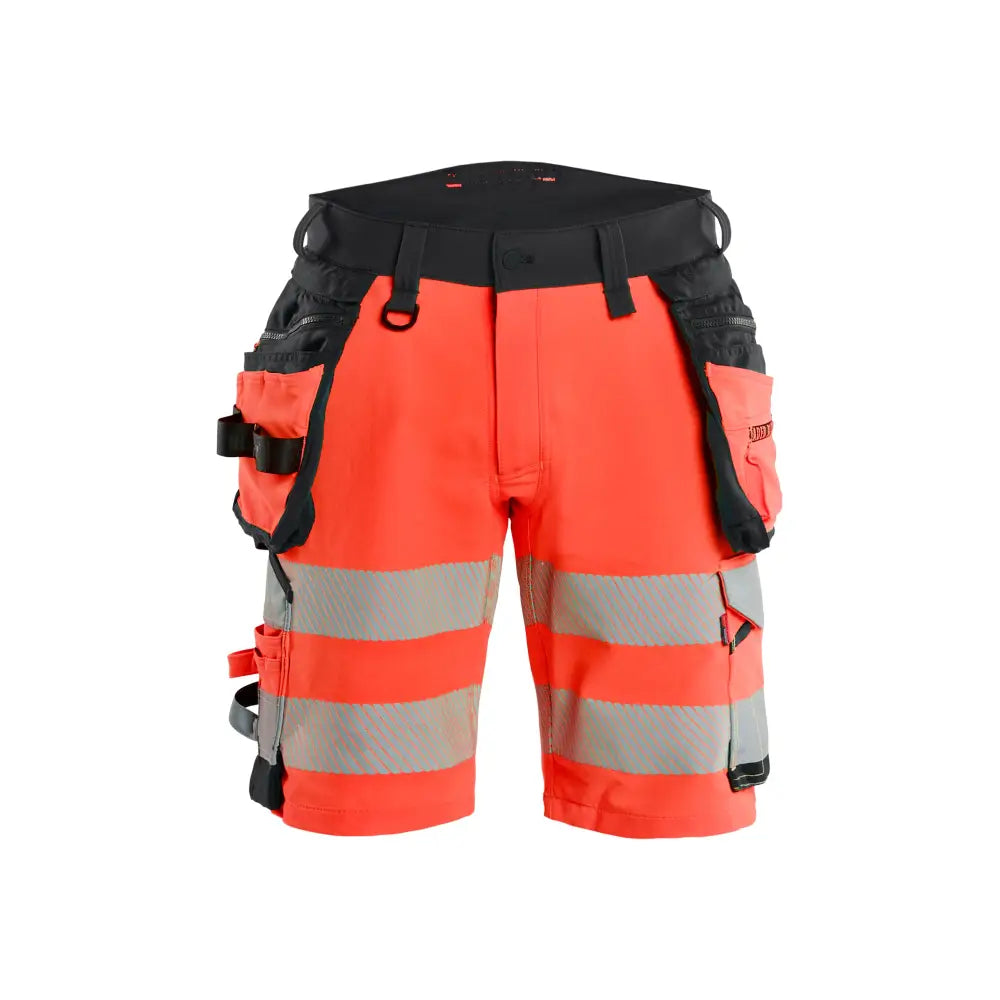 Blåkläder Varselshorts 4-vägsstretch 11201648 - C58 / Huomiopunainen/Musta