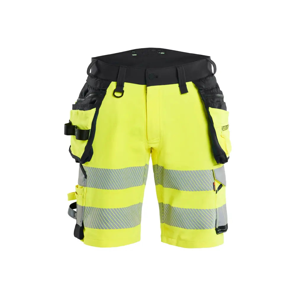 Blåkläder Varselshorts 4-vägsstretch 11201648 - C60 / Huomiokeltainen/Musta