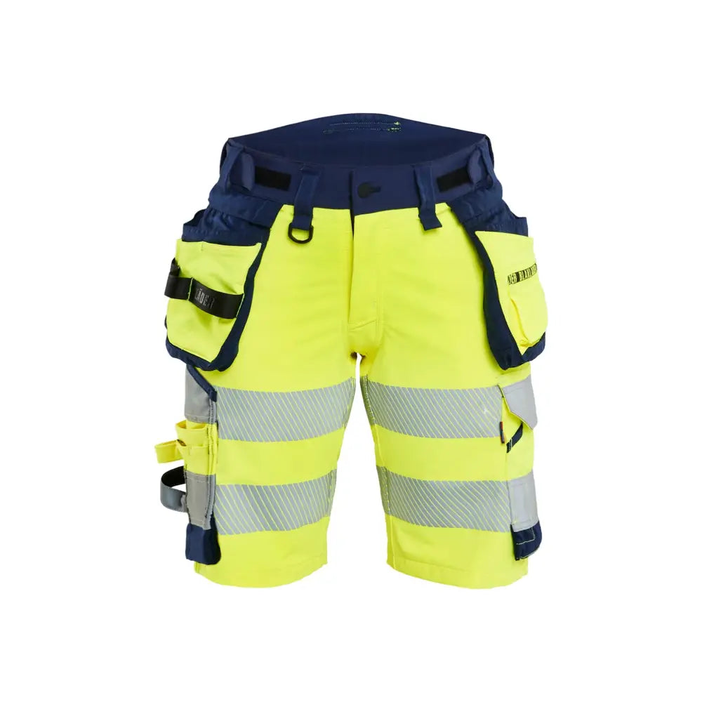 Blåkläder Varselshorts 4-vägsstretch Dam 70201648 - C34 / Huomiokeltainen/Mariininsininen