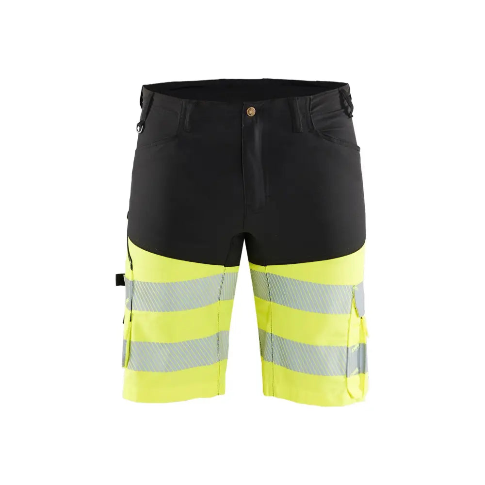 Blåkläder Varselshorts med stretch 15411811 - C54 / Musta/Huomiokeltainen