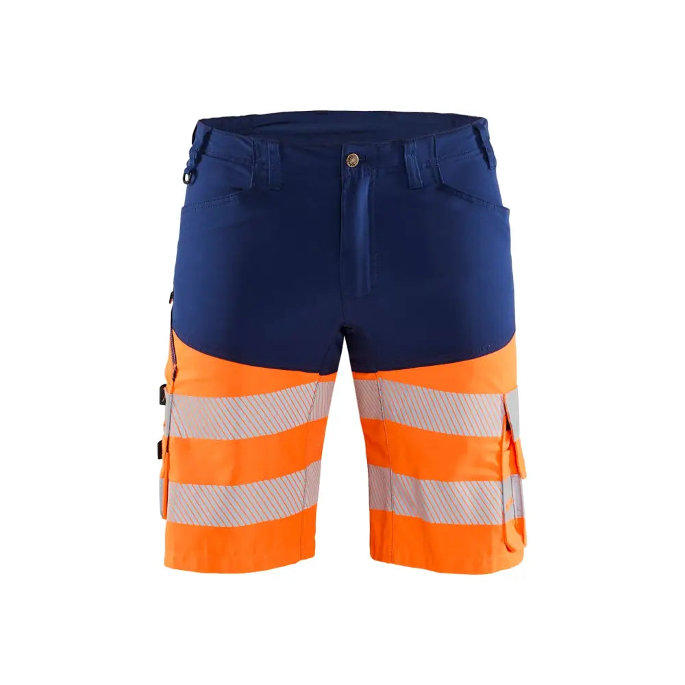 Blåkläder Varselshorts med stretch 15411811 - C56 / Mariininsininen/Huomio-oranssi