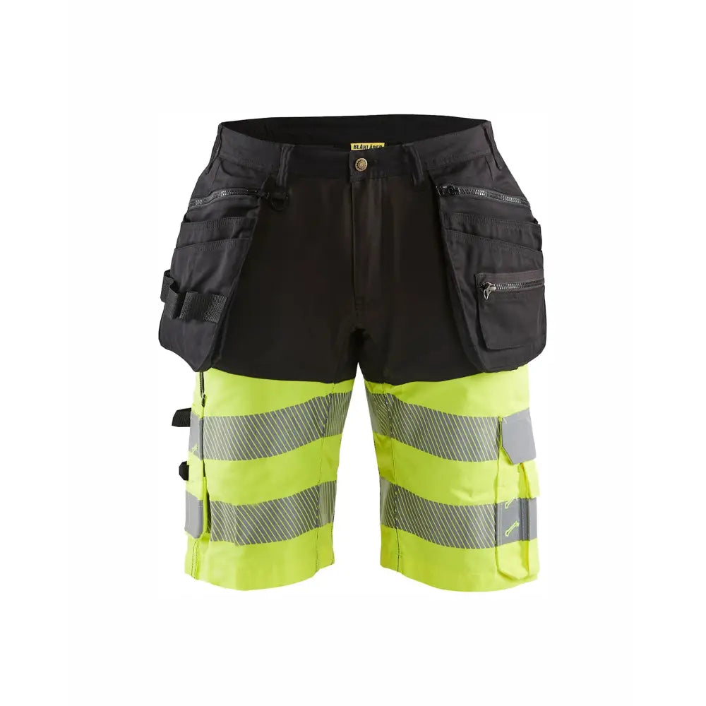 Blåkläder Varselshorts med stretch 15961811 - C46 / Musta/Huomiokeltainen