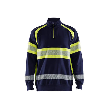 Blåkläder Varseltröja 35531158 - XXL / Mariininsininen/Huomiokeltainen