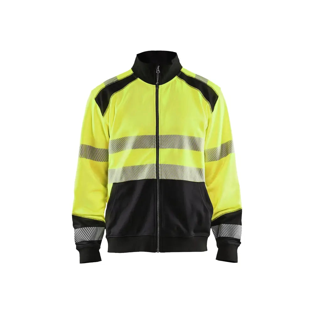 Blåkläder Varseltröja med dragkedja 35582528 - XXXL / Huomiokeltainen/Musta