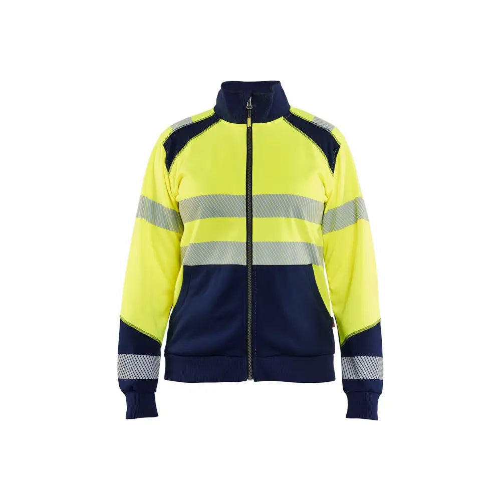 Blåkläder Varseltröja med Dragkedja Dam 35082528 - XS / Huomiokeltainen/Mariininsininen