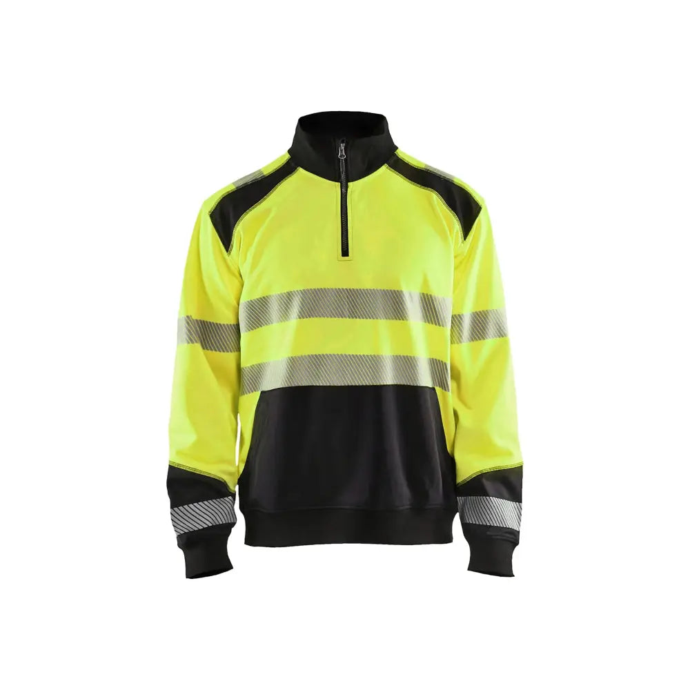 Blåkläder Varseltröja med krage 35562528 - XS / Huomiokeltainen/Musta